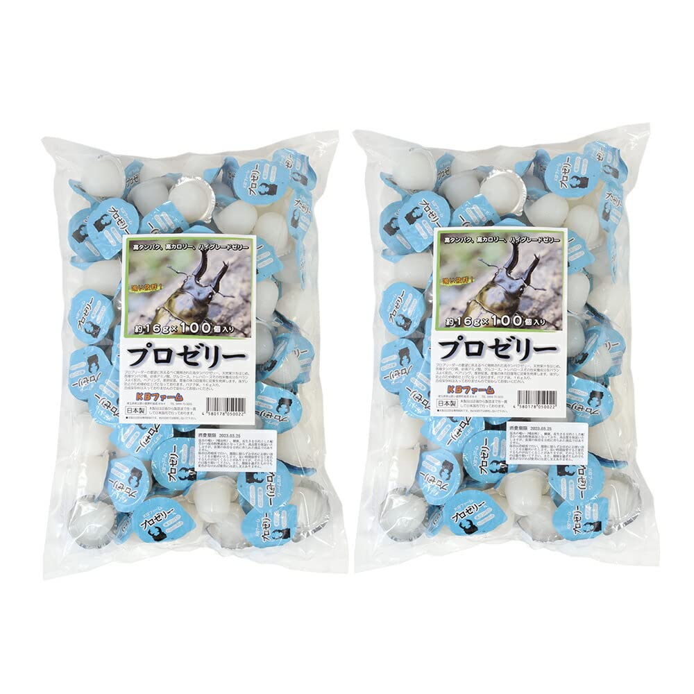 Amazon | KBファーム 昆虫ゼリー プロゼリー(16g 200個入り) | KB