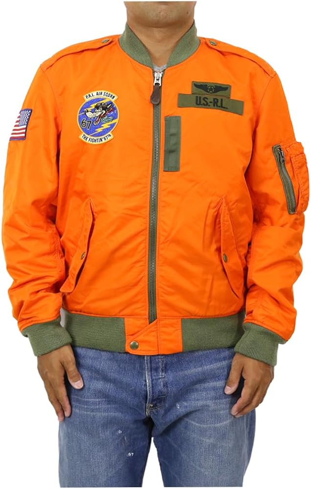 Amazon | [POLO RALPH LAUREN] (ポロ ラルフローレン) メンズ MA-1