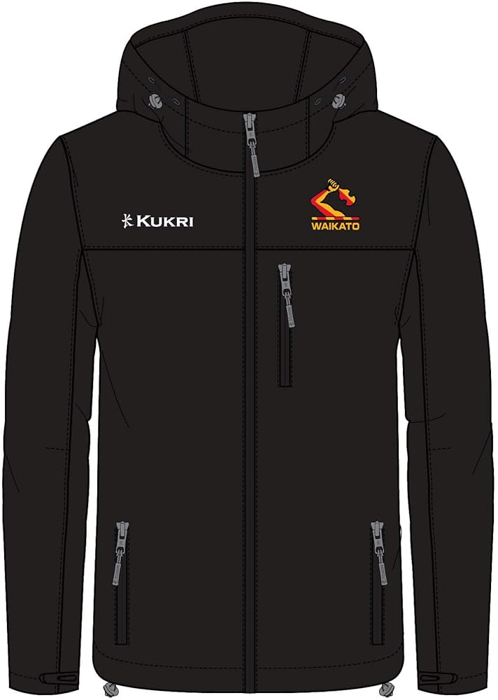 Amazon | [Kukri Sports] ワイカト ソフトシェルジャケット ブラック