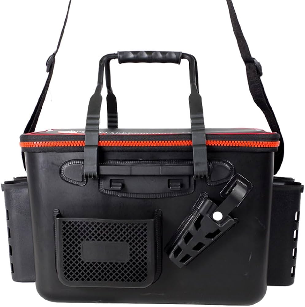 Amazon.co.jp: YIZELVDUI タックルボックス ロッドホルダー付き