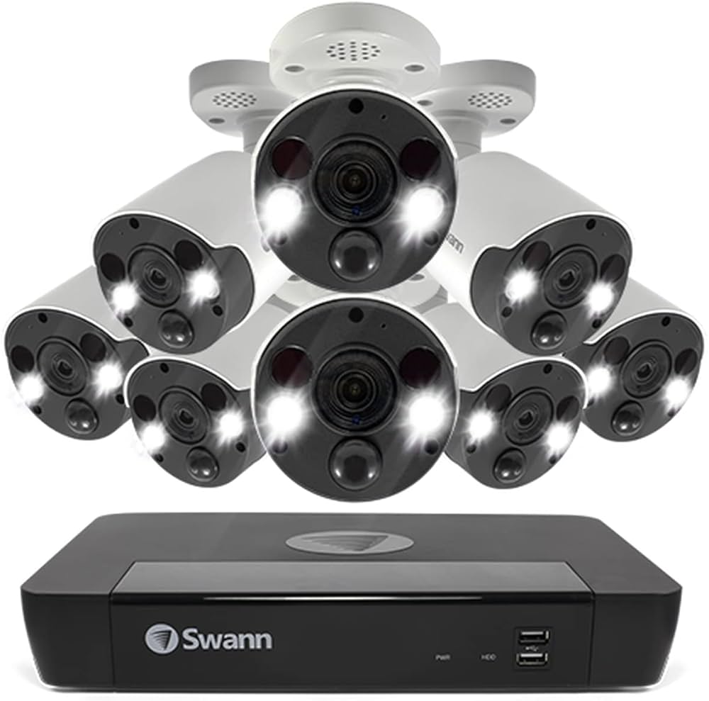 Amazon.co.jp: Swann セキュリティカメラ 8CH 4K NVRレコーダー 2TB