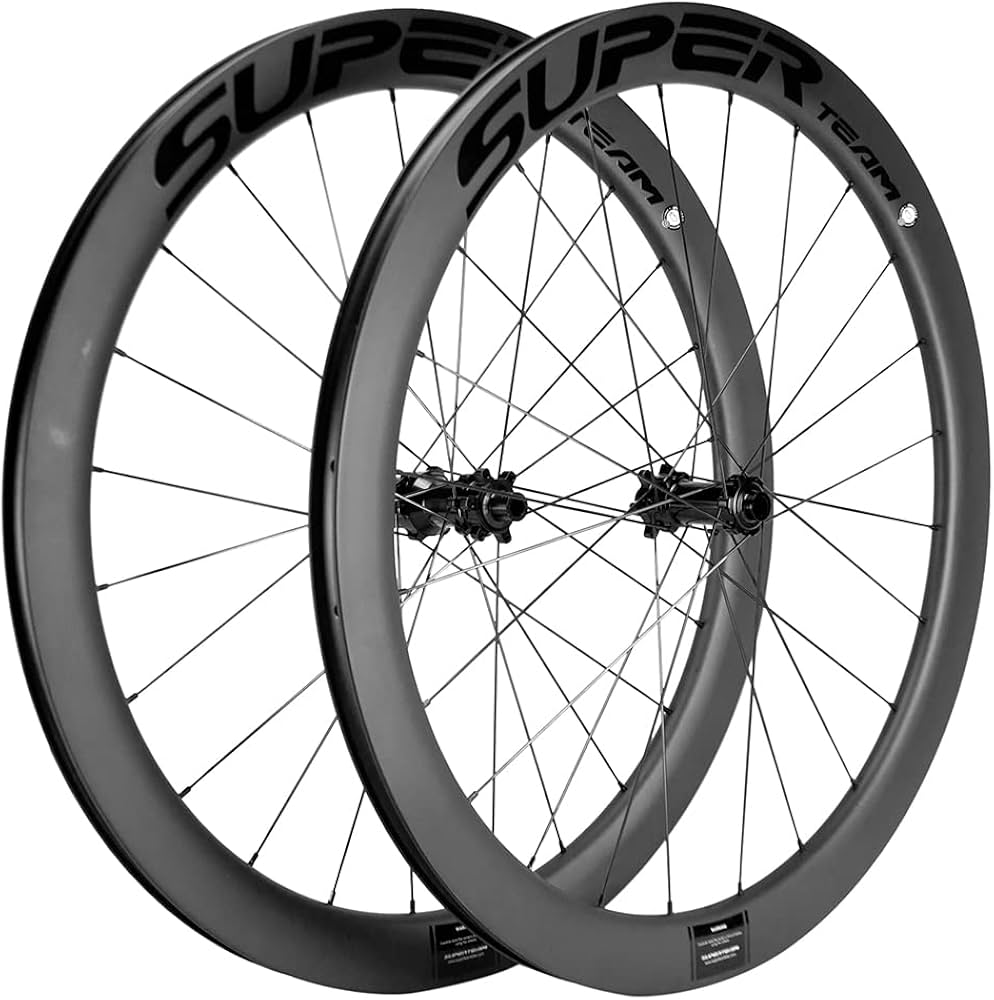 Amazon | SUPERTEAMカーボンクリンチャーホイール700C ディスク