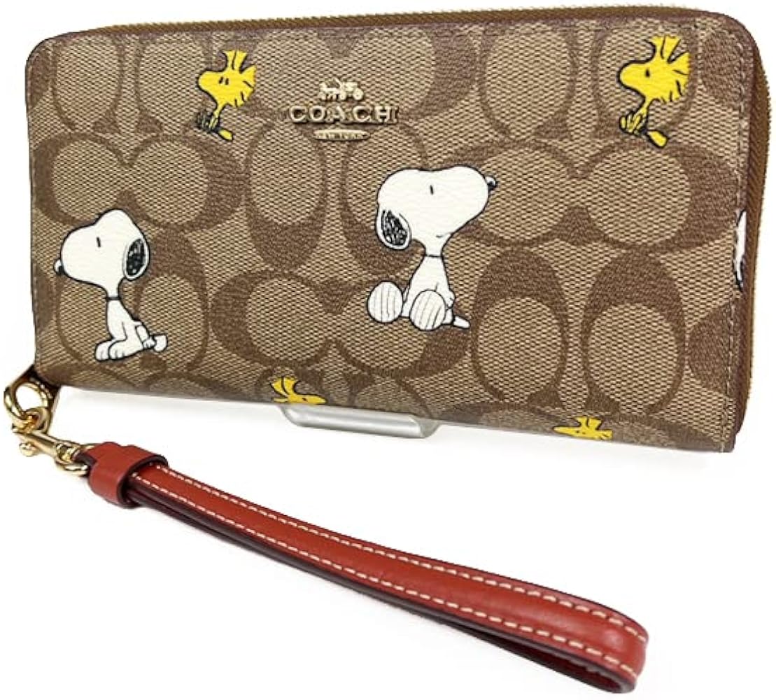 Amazon | [コーチ] 財布 長財布 CE705 x ピーナッツ コラボ ロング