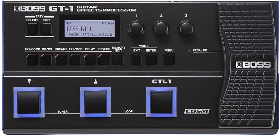 Amazon.co.jp: BOSS GT-1 マルチエフェクター 純正アダプター付き