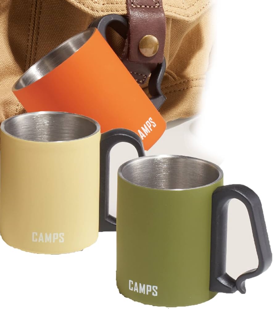 UNIT/04 CAMP CUP ステンレス製マグカップ 2色セット！おまけ付 UNIT