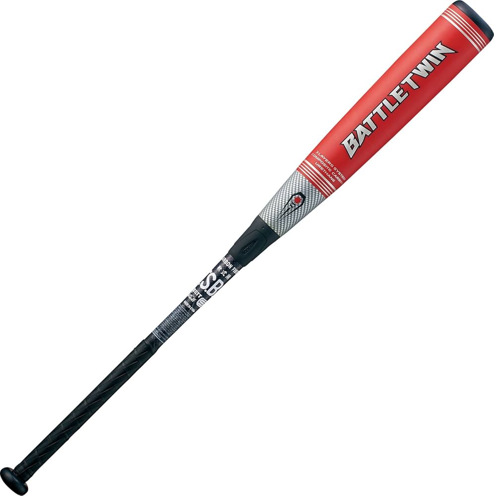 Amazon | ZETT(ゼット) 軟式バット バトルツイン 83cm シルバー×レッド