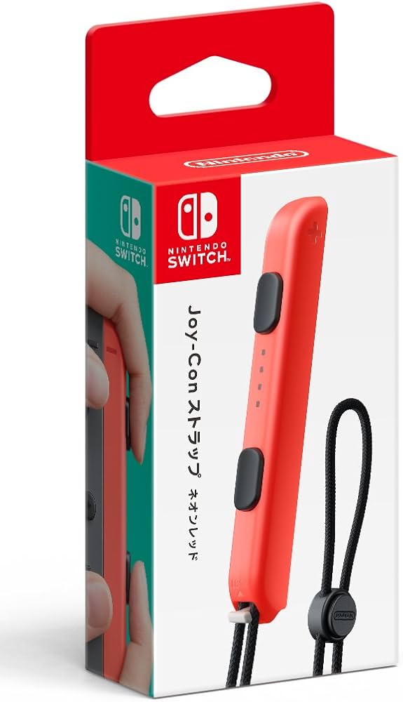 Amazon.co.jp: 【任天堂純正品】Joy-Conストラップ ネオンレッド : ゲーム
