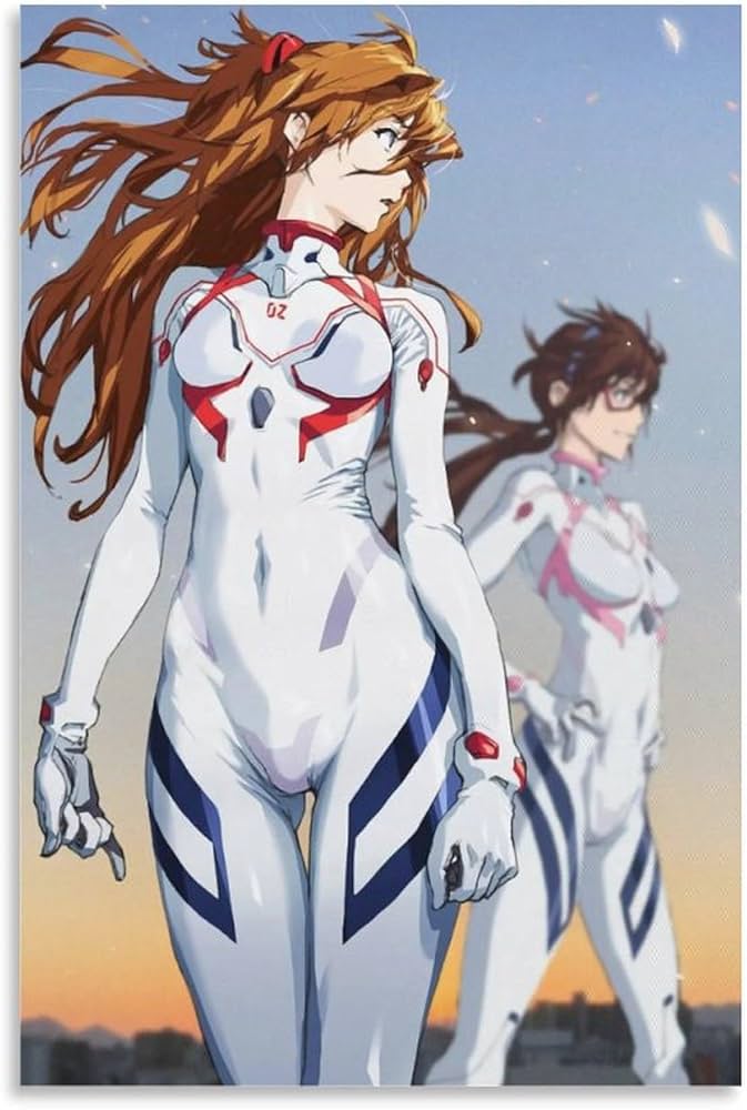 Amazon.co.jp: 絵画 大きいサイズ 式波・アスカ・ラングレー 真希波