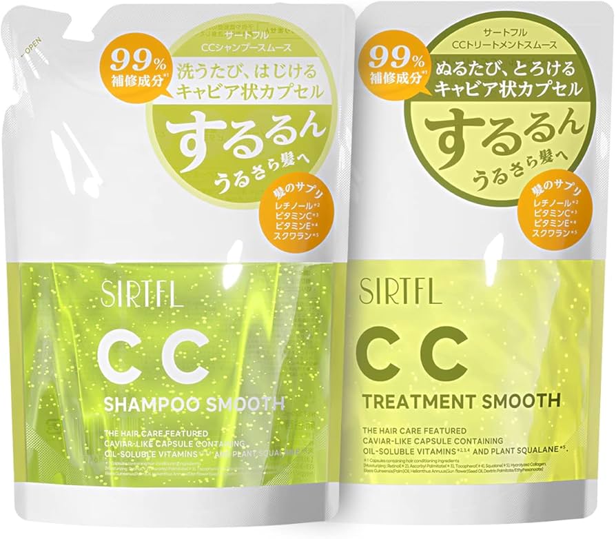 Amazon | SIRTFL CC シャンプー & トリートメント 詰め替え 各320ml