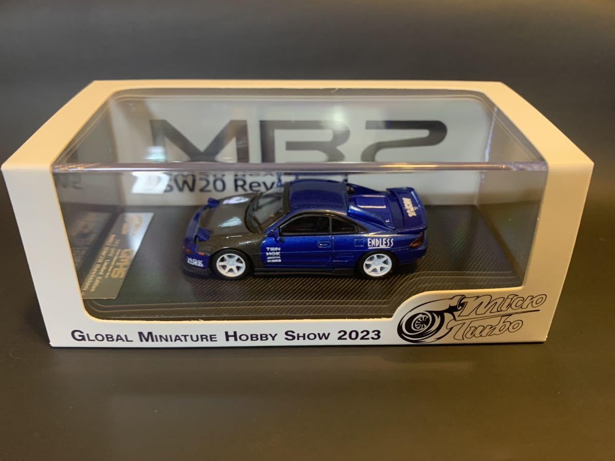 Amazon | 1/64 MICRO TURBO ミニカー MR2 SW20 GMHS 限定 青 Toyota