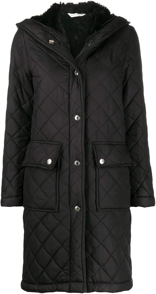 Amazon | [マッキントッシュ] キルティング フーデッドボアコート