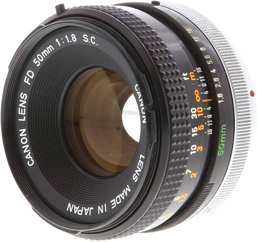 Canon 50MM f1.8 FD Mount Lens for SLR Canon A-1, AE-1, AE1 Program