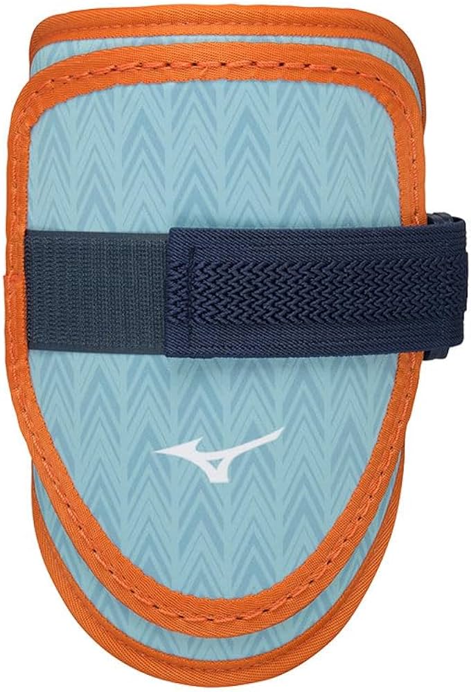 Mizuno エルボーガード シルバー/ブルー 限定品 ミズノ直営店限定