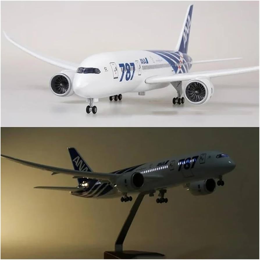 Amazon.co.jp: 静的航空機モデル 47cm 1/130 日本ANA787航空機モデル