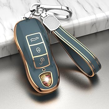 Amazon.co.jp: KUNIO ポルシェ専用 純正 キーケース キーカバー