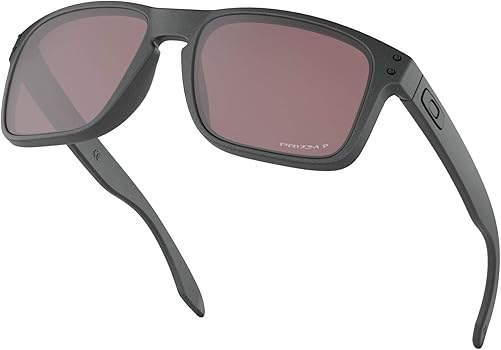 Amazon.com: Oakley Holbrook Sunglasses Steel Grey with Prizm Daily