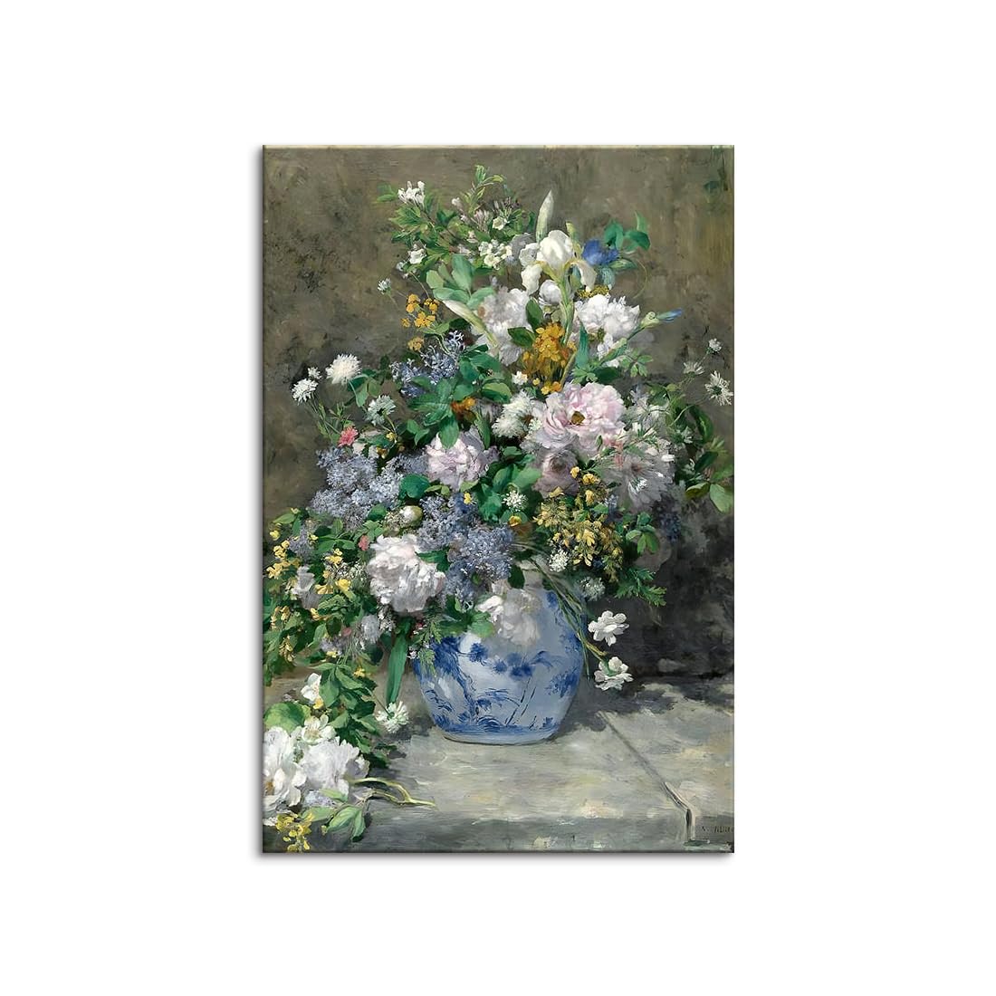 Amazon.co.jp: ルノワール［世界の名画コレクション］『春の花(春の