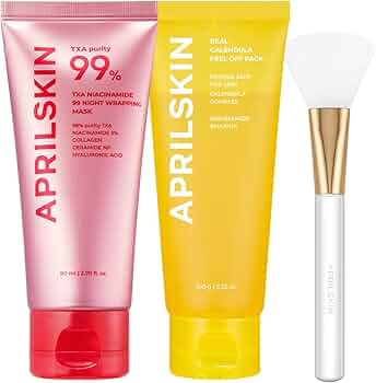 Amazon.com: APRILSKIN Pore Care & Glow Duo with Jelly Brush: TXA
