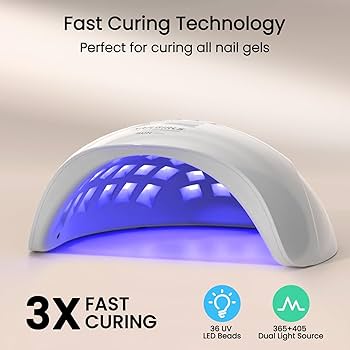 Amazon.com: NAILGIRLS 150W UV LED Nail Lamp with Auto Sensor