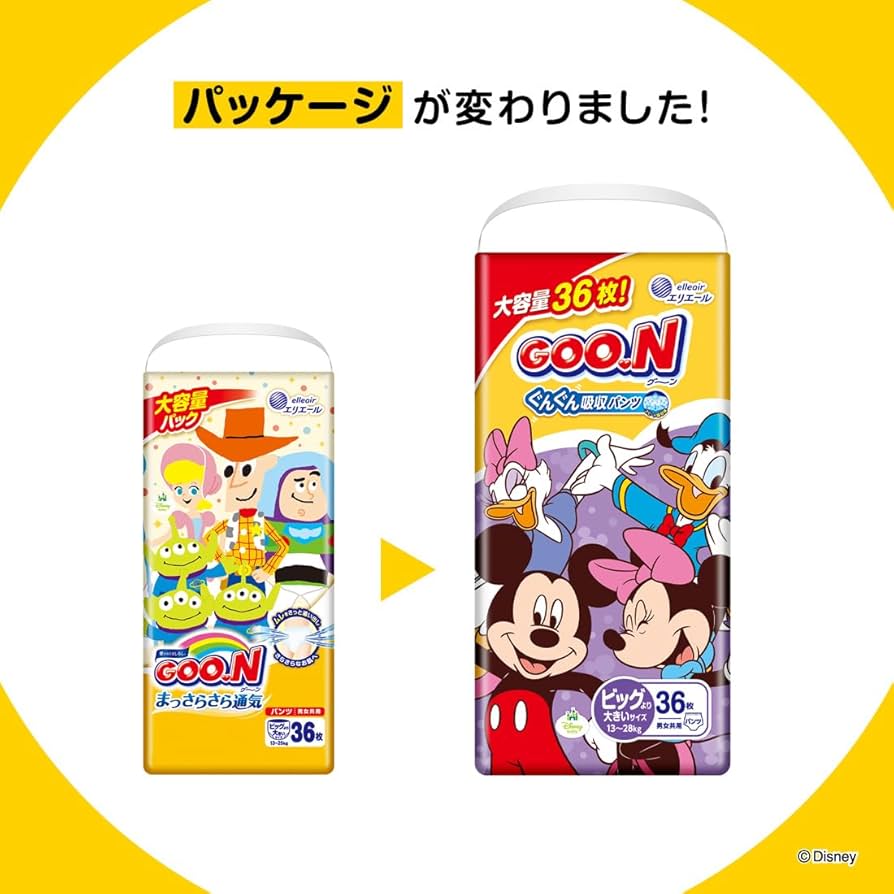 Amazon.co.jp: 【パンツ BIGより大きいサイズ】グーン ぐんぐん吸収