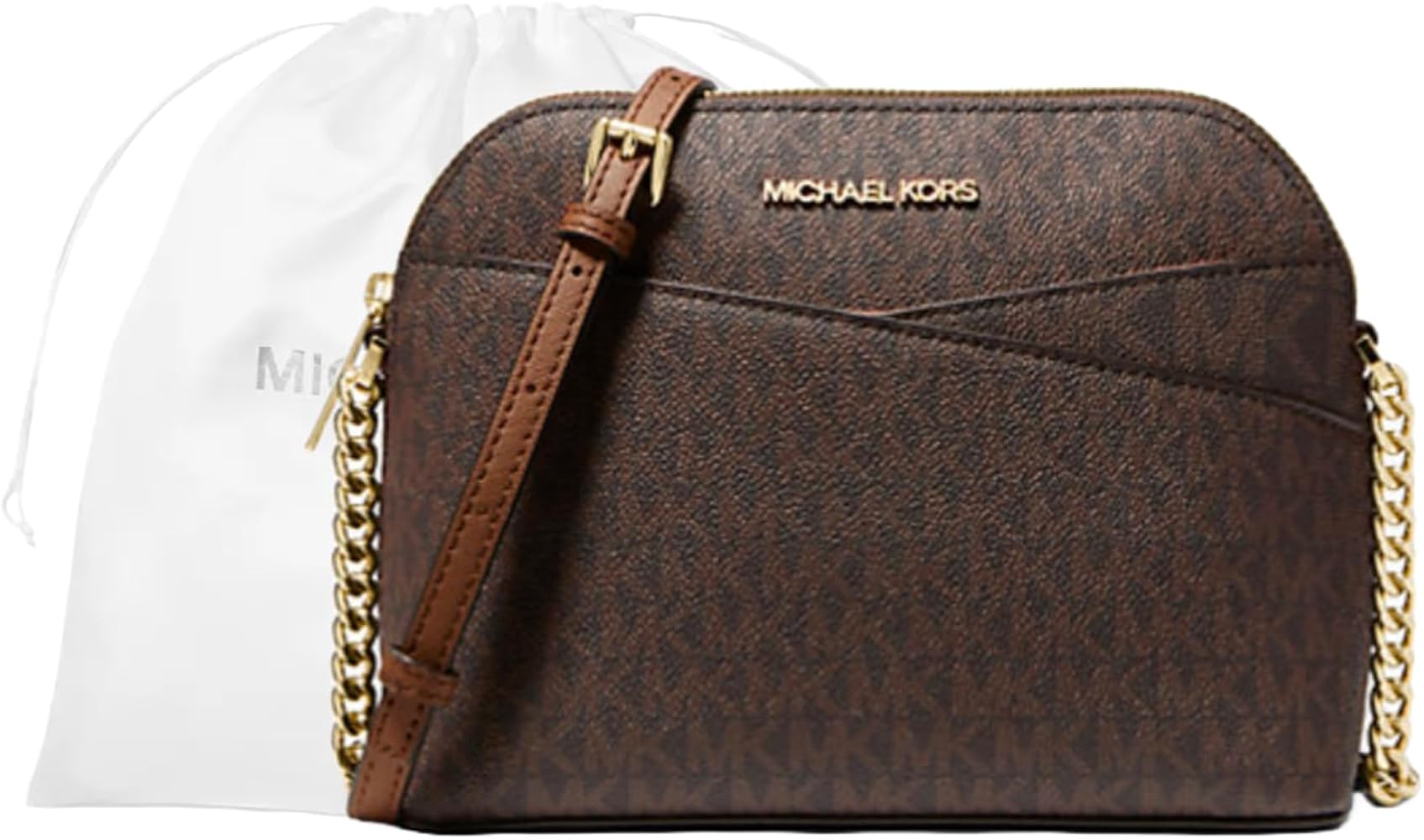 Amazon.com: Michael Michael Kors Jet Set Travel Medium Logo Dome