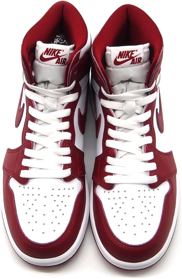 Amazon | AIR JORDAN 1 RETRO HIGH OG WHITE/TEAM RED dz5485-160