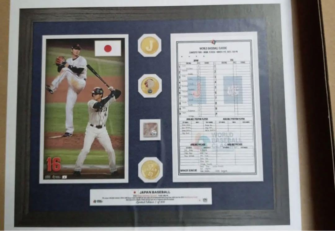 WBC 2023 大谷翔平 フォトミント 投手 シリアルナンバー入り WBC大谷