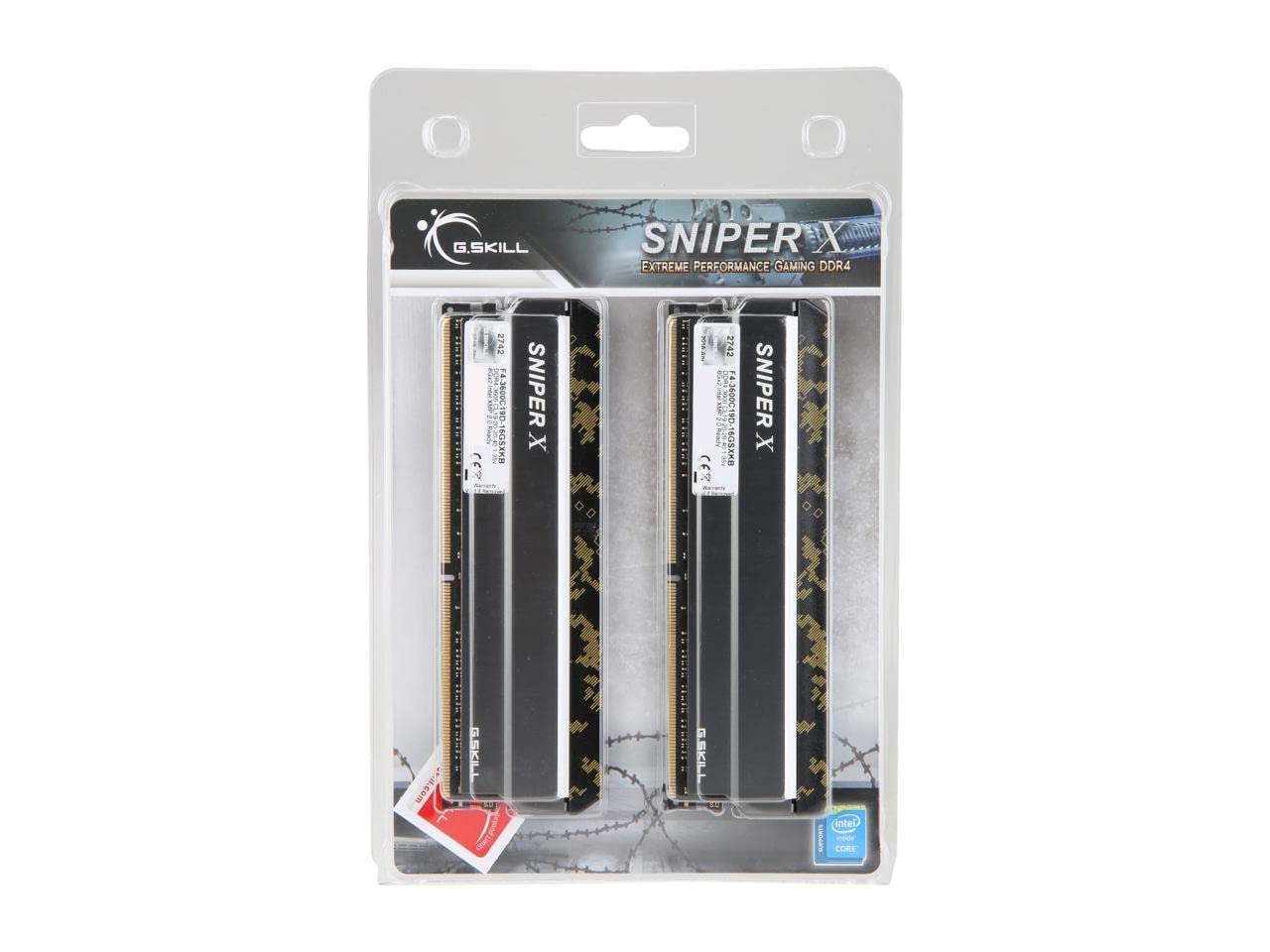 Amazon | G.SKILL 16GB (2 x 8GB) Sniper Xシリーズ DDR4 PC4-28800