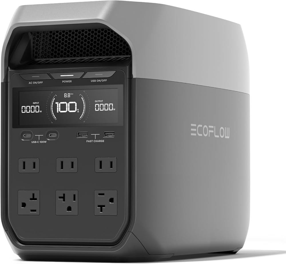 Amazon.com : EF ECOFLOW DELTA 3 Portable Power Station, 1024Wh