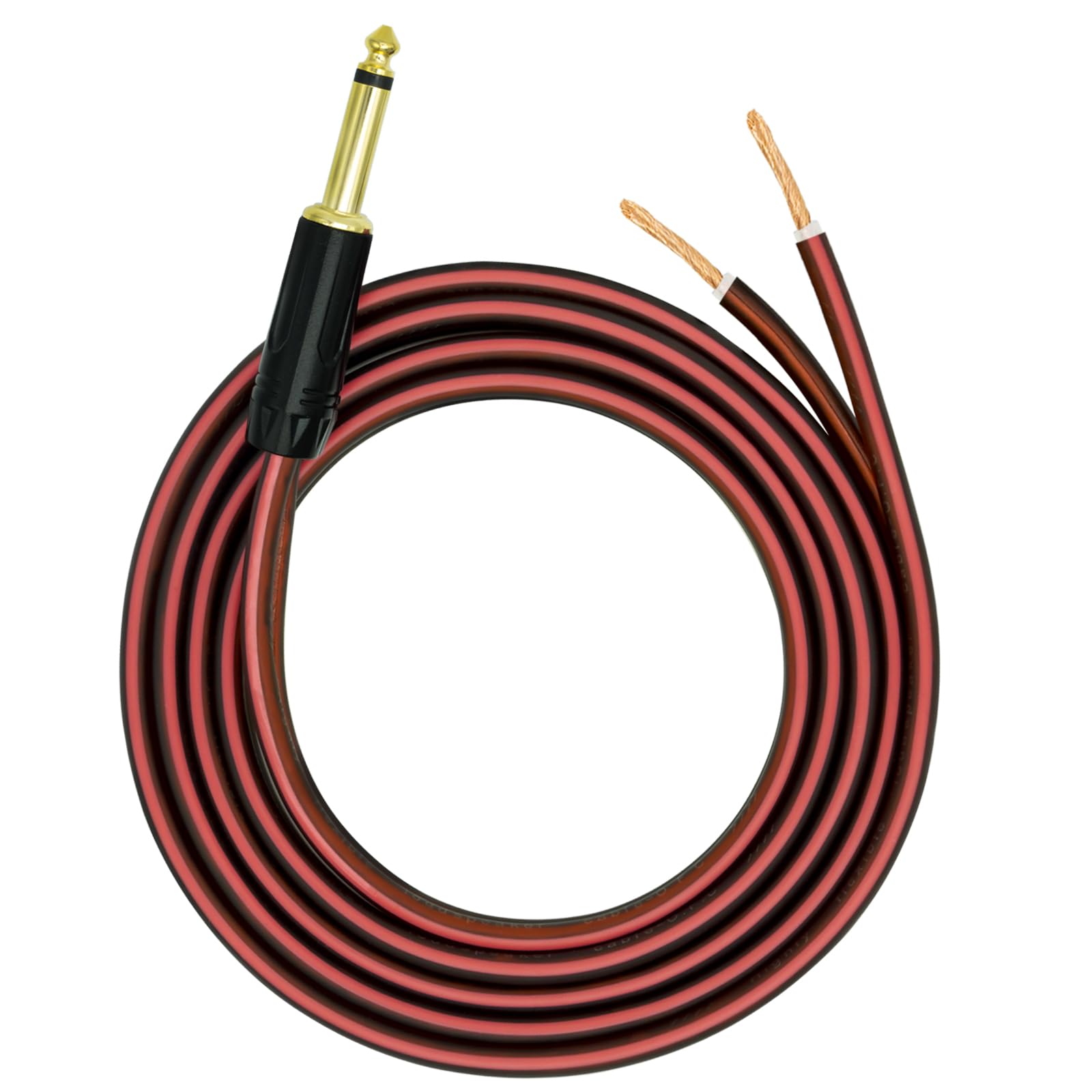 4N純銀 0.8mmフッ素絶縁単線 1.8mペア スピーカーケーブル使用 4N純銀