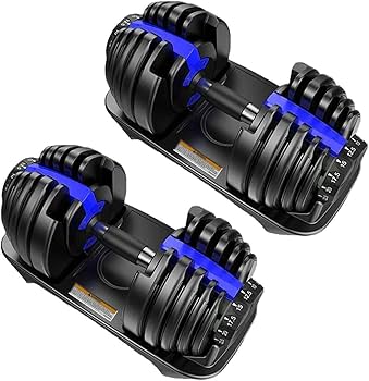 Amazon | MOJEER ダンベル 可変式 24kg/40kg アジャスタブルダンベル 1
