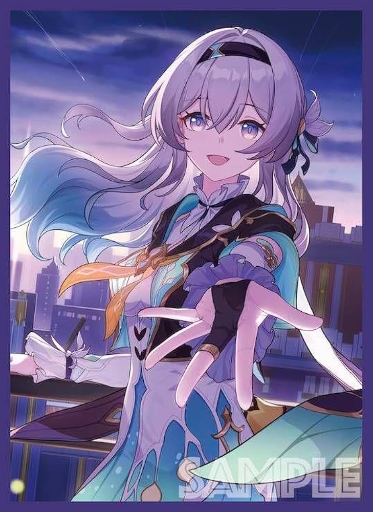 ミッドナイトブルー スリーブ プレイマット 崩壊スターレイル ホタル