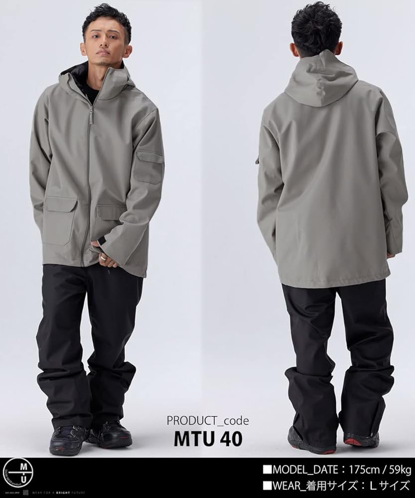 Amazon.co.jp: [エムティーユー] スノーボードウェア メンズ 上下