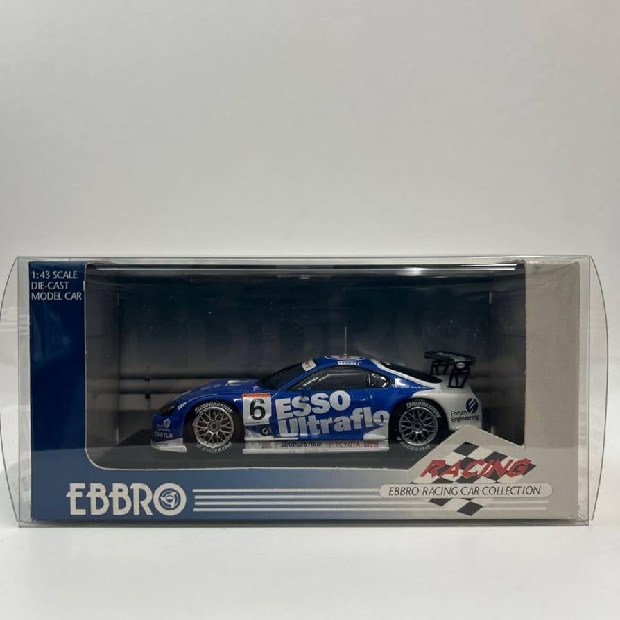 外箱未開封 エブロ 1/43 esso エッソ スープラ 2002 JGTC