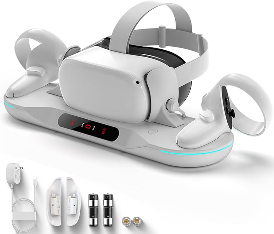 Amazon.com: Charging Dock for Meta Quest 2, Dxldfks Auto-Clamping
