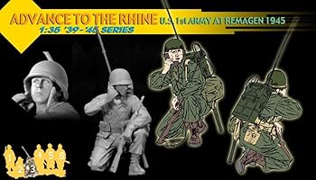 Amazon | ドラゴン 1/35 第二次世界大戦 アメリカ第1軍兵士 ライン川