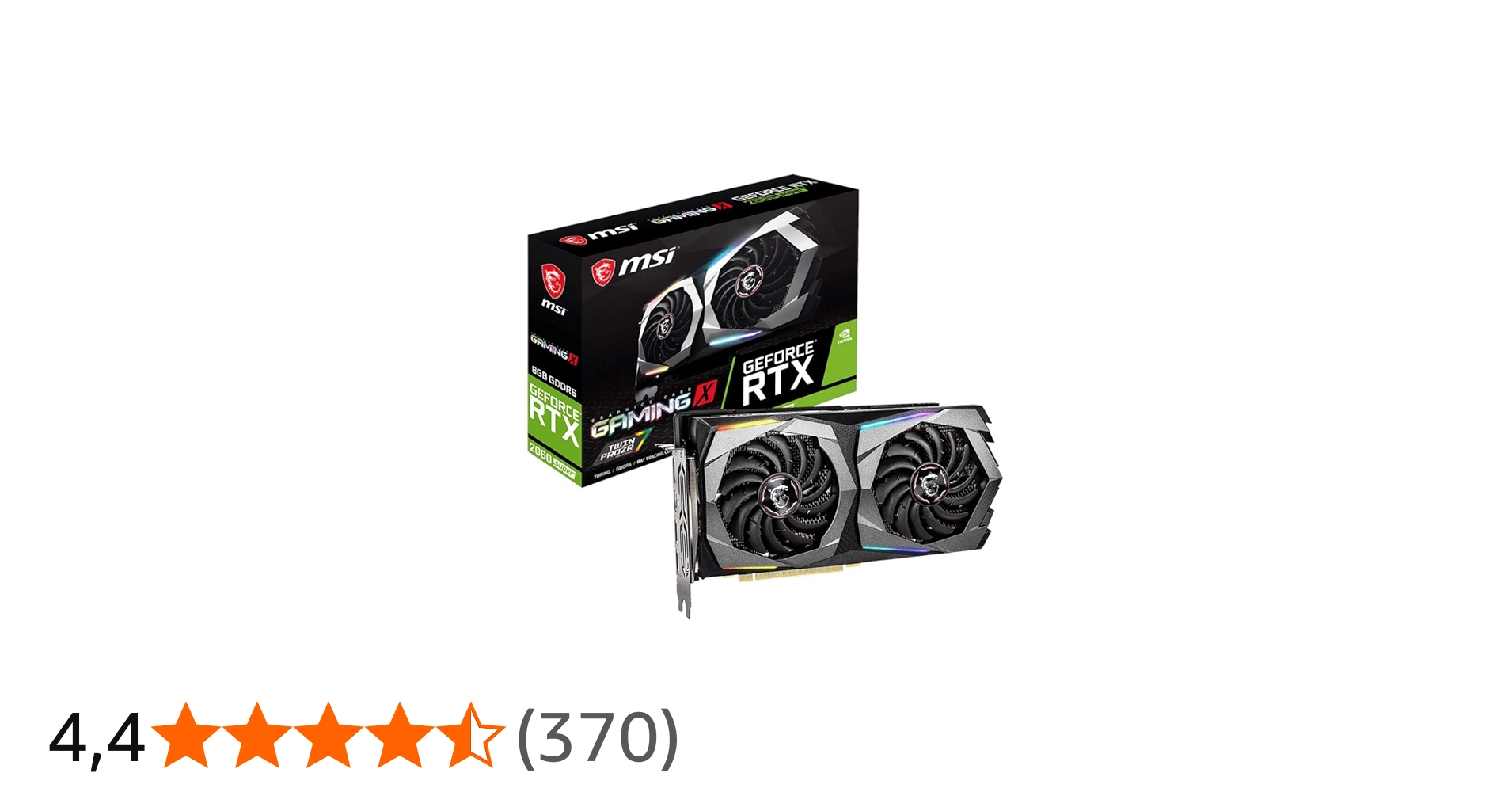 MSI GEFORCE RTX 2060 Super Gaming X, Schwarz: Amazon.de: Computer