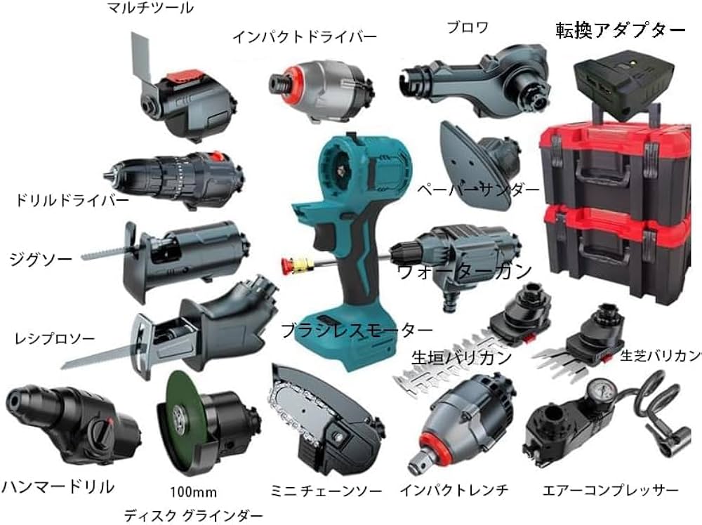 Amazon.co.jp: 充電式 コードレス 多機能電動工具 diyセット ご注意