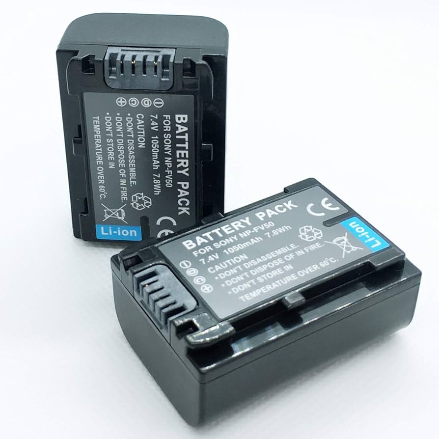 Amazon.com : Rechargeable Battery 2 Pack for Sony HDR-CX350 HDR