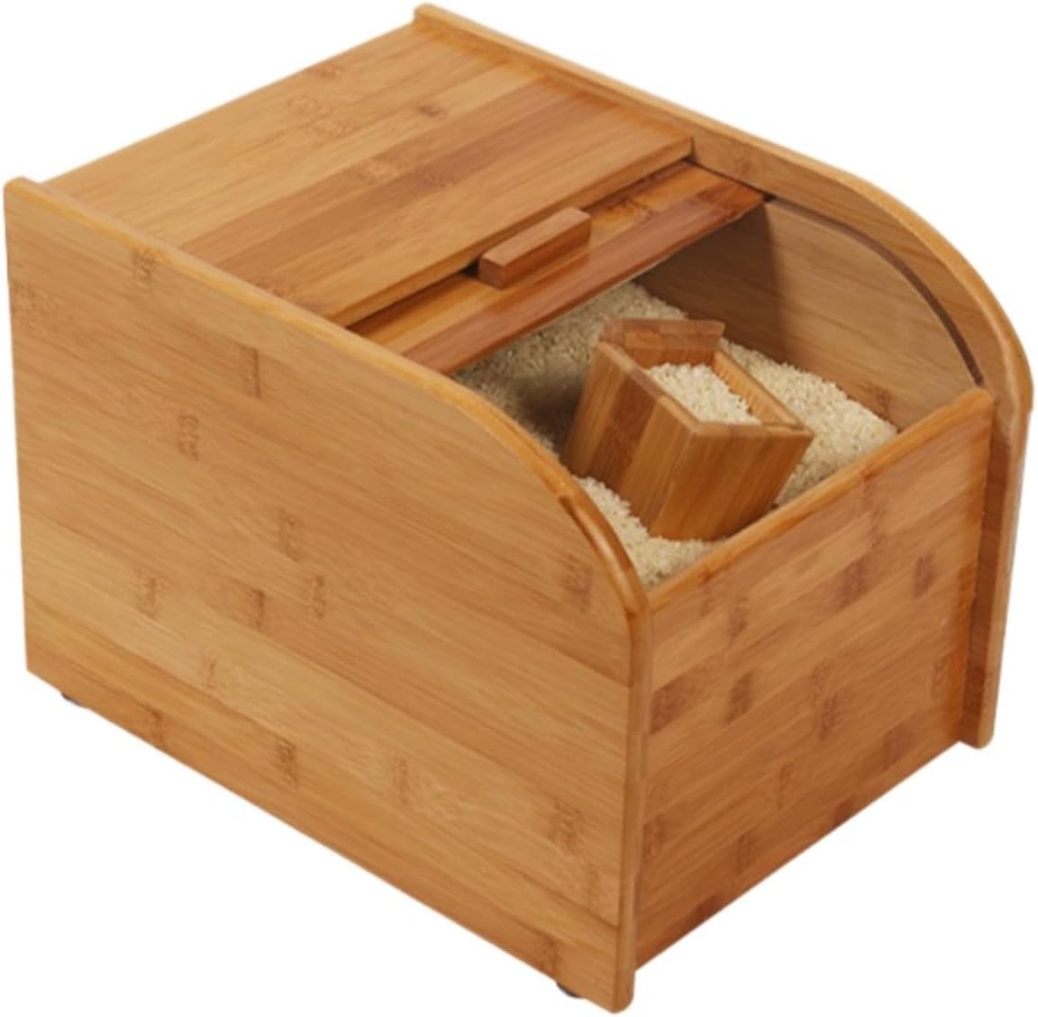 kumataro【新米の美味しさ長持ち】伝説の桐米びつ10キロ用スライド