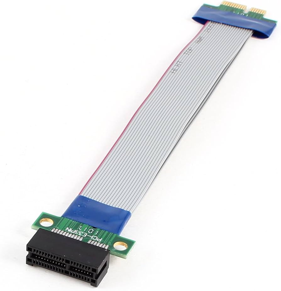 Amazon.co.jp: PCI-E 1X スロットライザー延長ケーブル フレックス延長