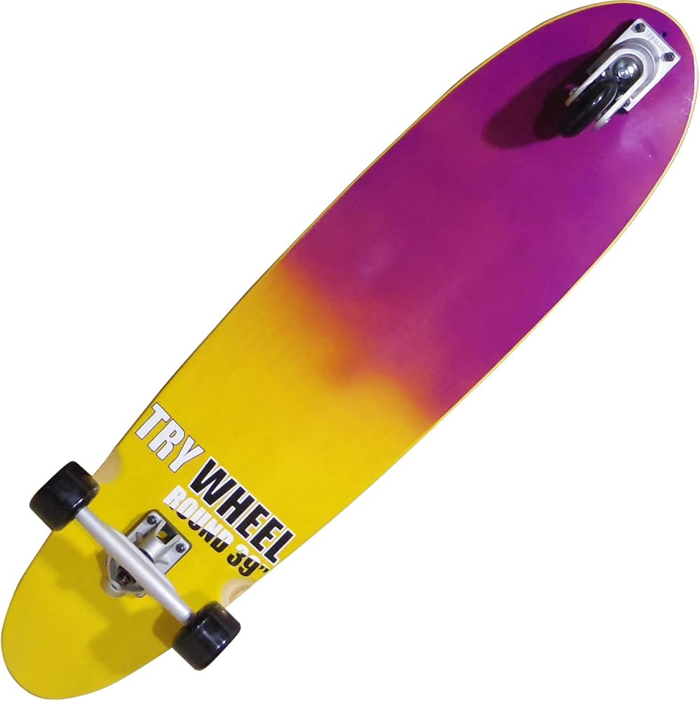Amazon | TRY WHEEL(トライウィール) TRYWHEEL ROUND 39 YELLOWxPURPLE