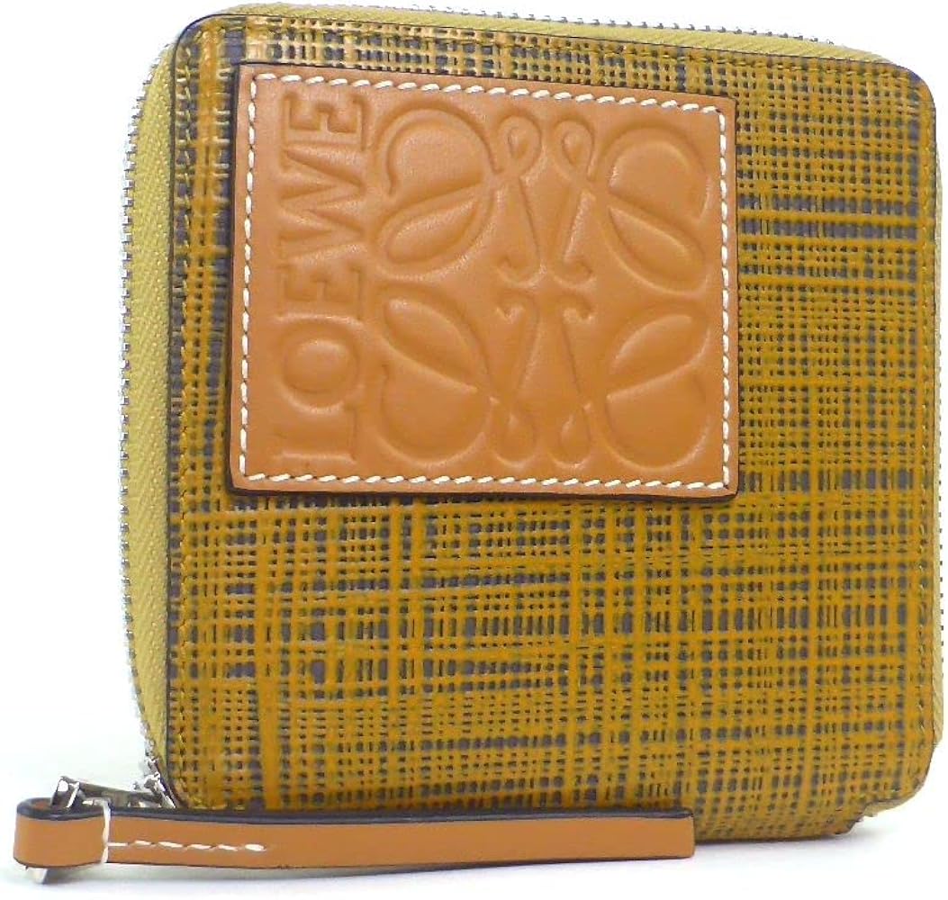 Amazon | [ロエベ] 二つ折り財布 アナグラム スクエア ジップ