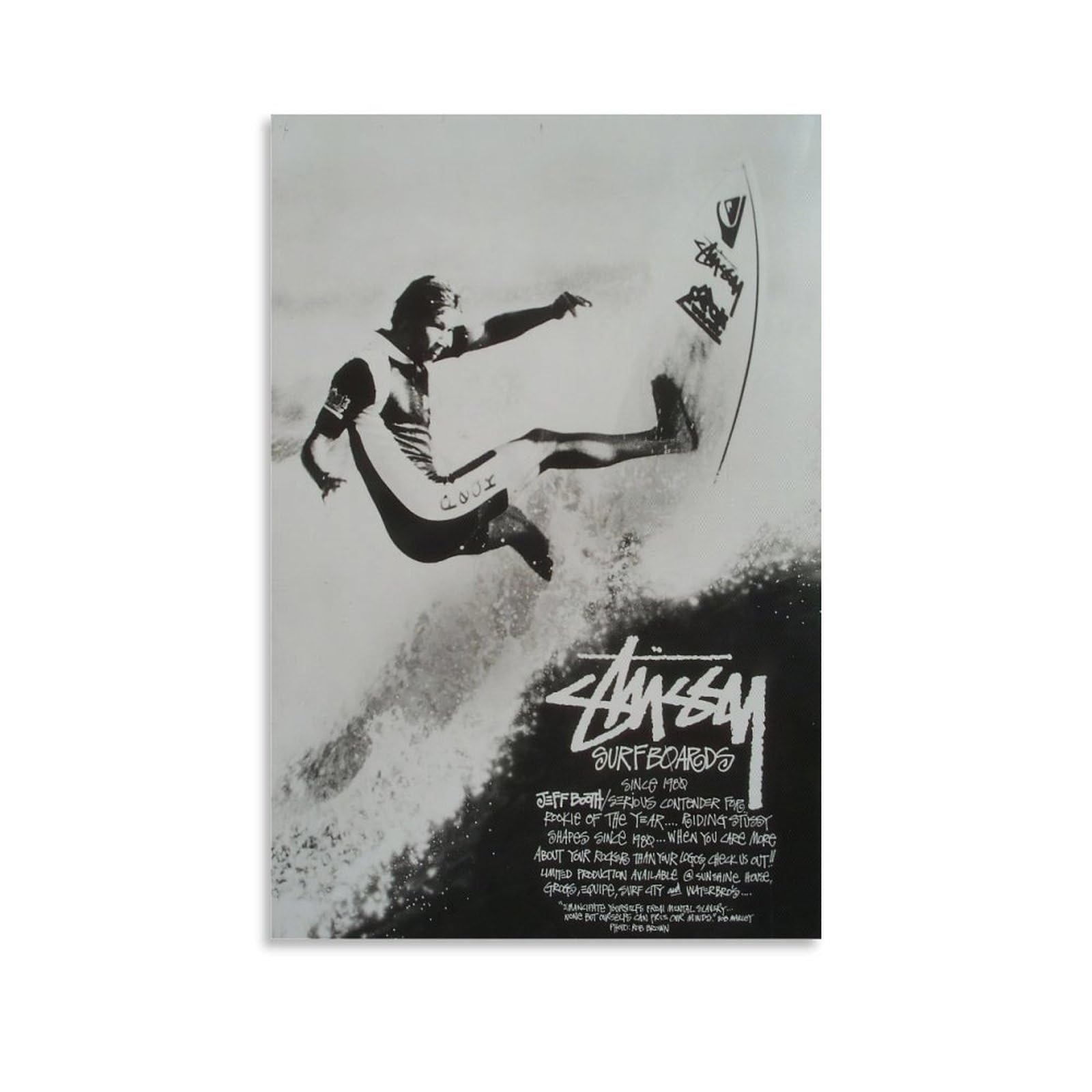 Amazon.co.jp: ビンテージ Stussy Surf ポスター International Stussy