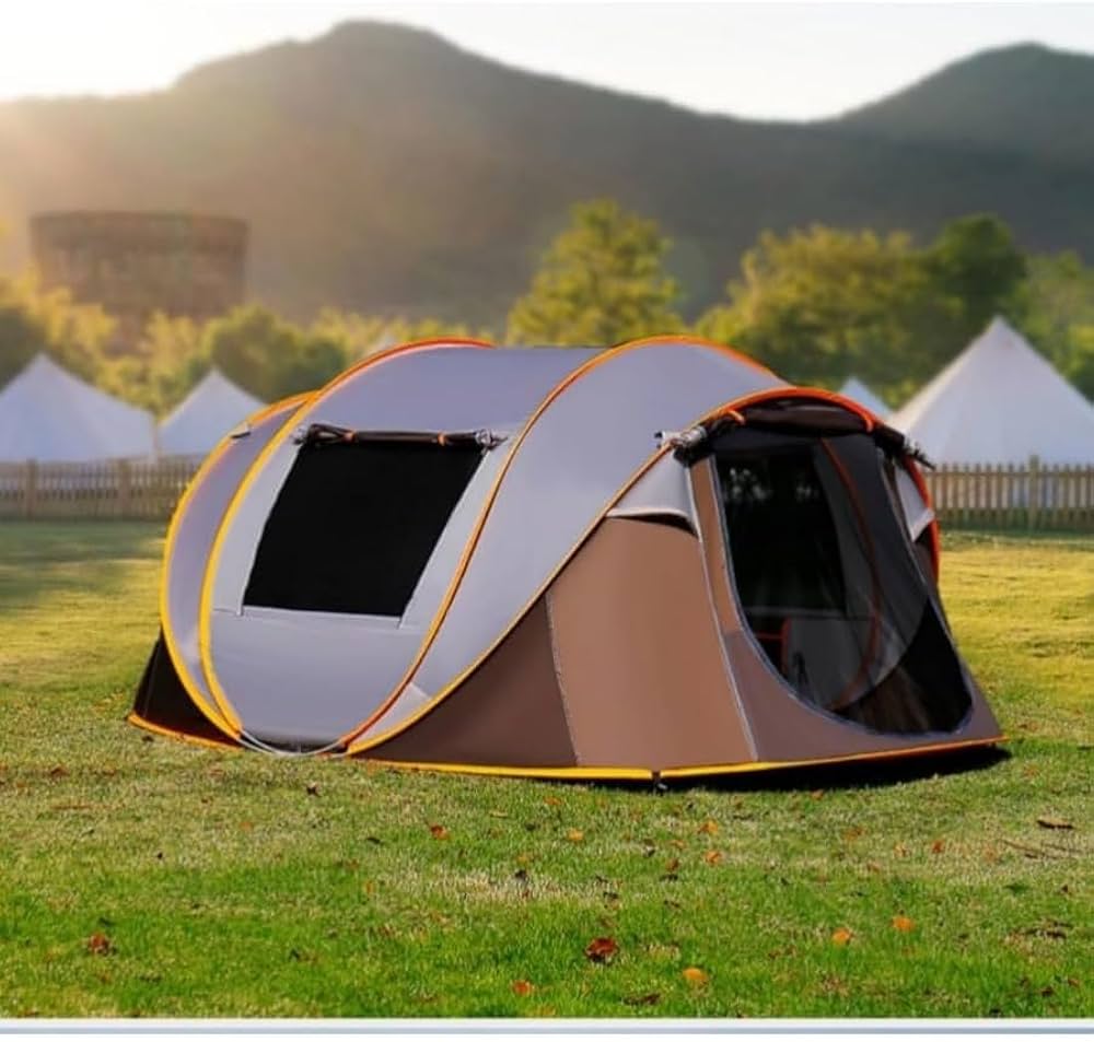 ポップアップテント 1秒設営 5-6人用 超軽量 折りたたみ 耐水圧