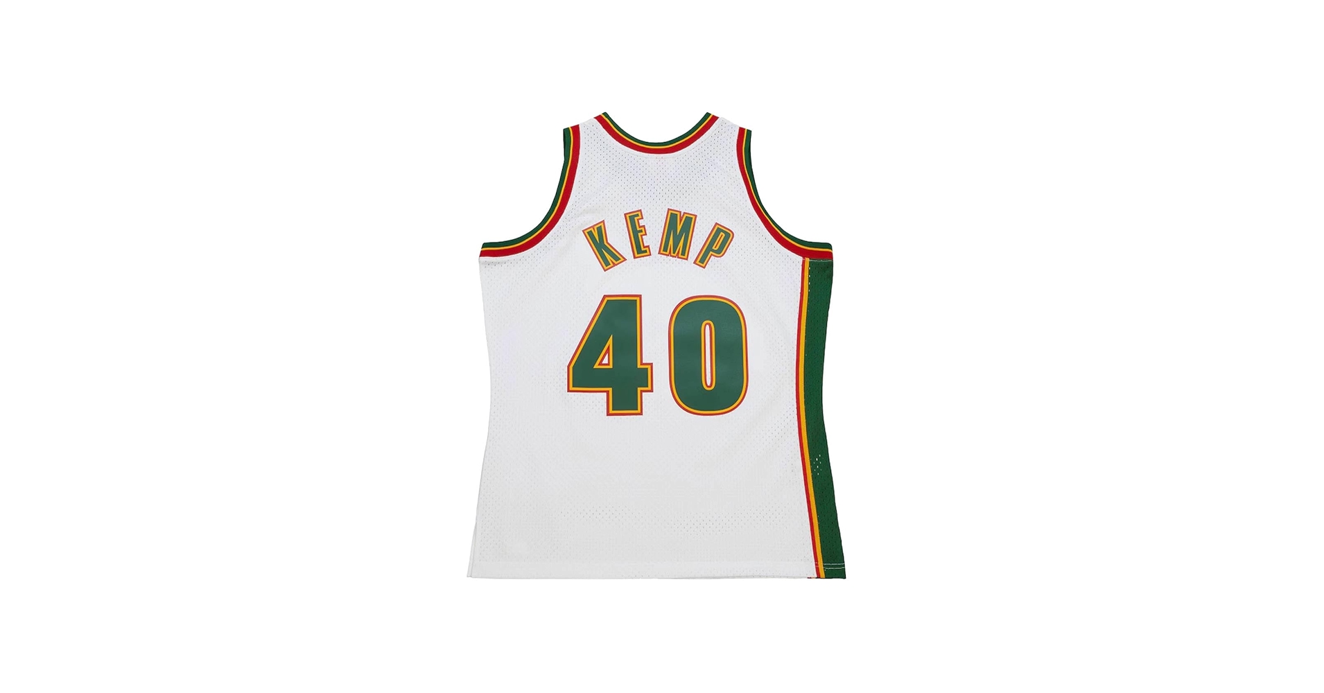 Amazon.com : Mitchell & Ness Shawn Kemp White Seattle Supersonics