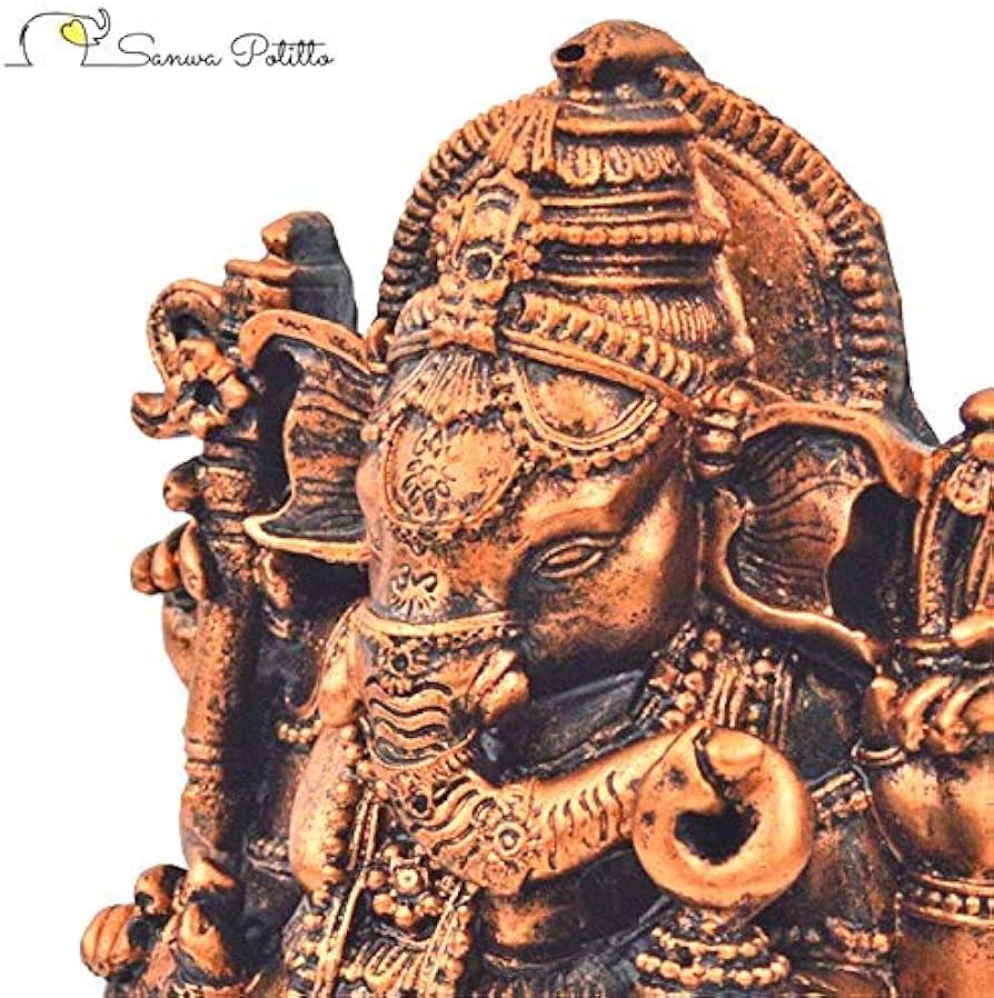Amazon.co.jp: インドの神様 ガネーシャの置物 ガネーシャ 置物