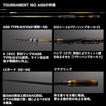 Amazon | ダイワ(DAIWA) 磯竿 トーナメント磯AGS ML-50SMT | ダイワ