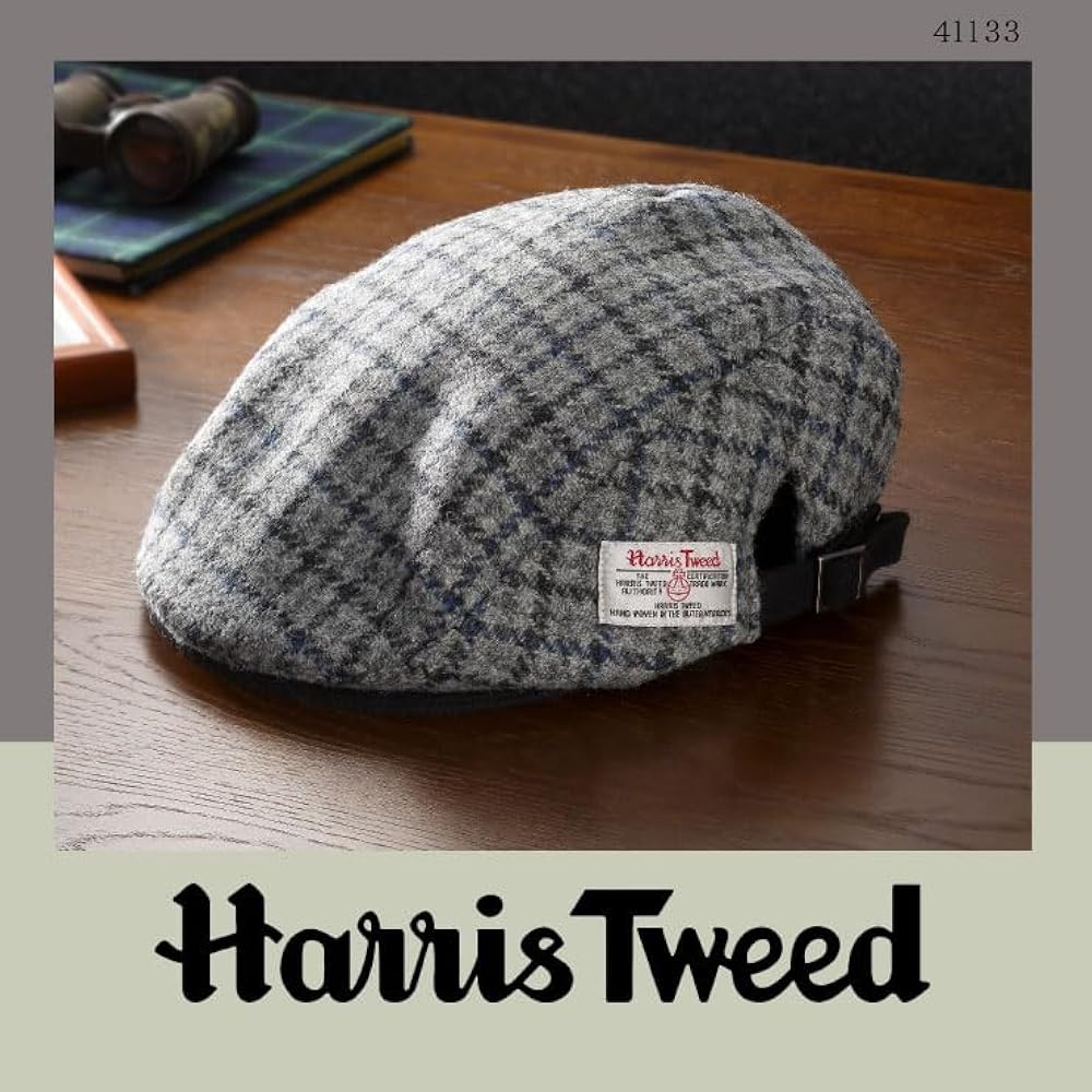 ヴィンテージ キャスケット ツイード イングランド USA RRL ハリス