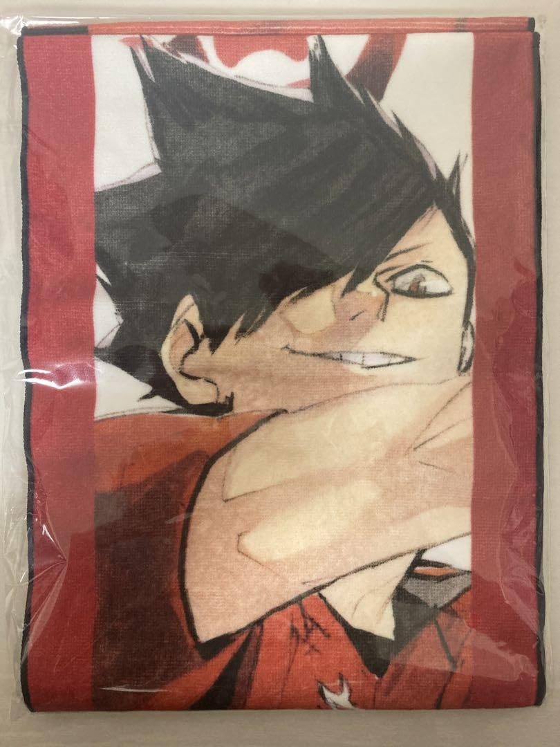 ハイキュー 黒尾鉄朗 フルカラーマフラータオル Amazon.co.jp